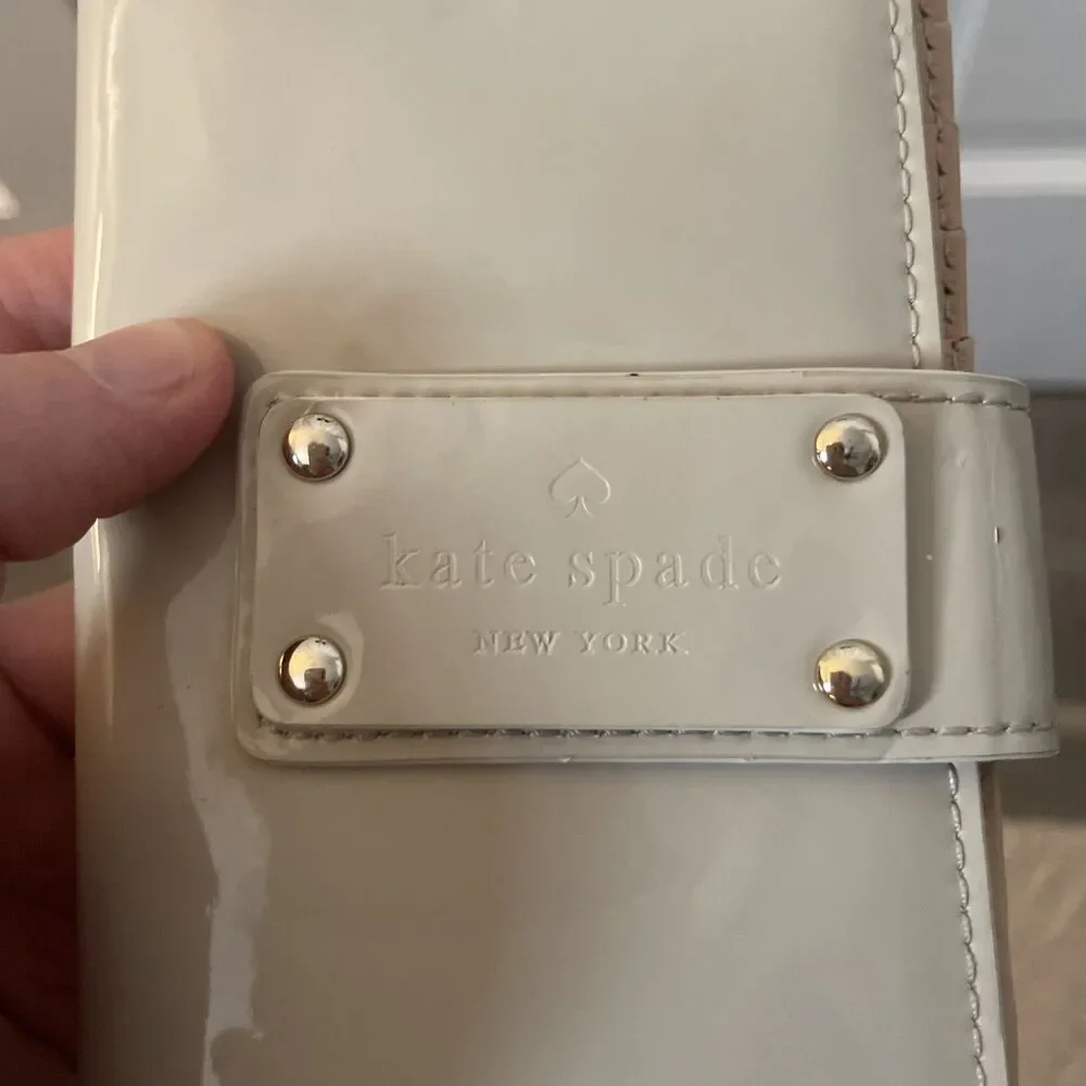 Kate Spade New York Montford Park Stacy Wallet Smooth Patent Cream